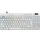 Logitech G PRO X TKL Rapid, weiß/silber, Magnetic Analog, USB, US (920-013242)