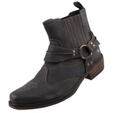 Mustang Herren Cowboy Stiefelette Grau EU 41 - 41 EU
