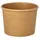 Papstar Suppenbecher Pappe rund 350 ml Ø 9,8 cm 25 St. Braun