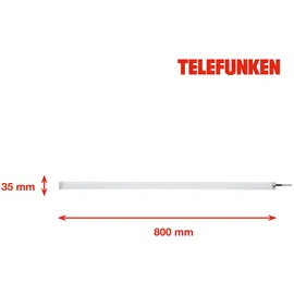 Telefunken LED Unterbauleuchte Hadit 80 cm dimmbar, silberfarben