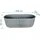 Relaxdays Hochbeet 200 x 60 x 100 cm Grau