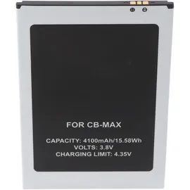 AccuCell Li-Polymer-Akku 4100mAh 3.8V für Cubot Max, Umax Smartphone, Cubot Umax