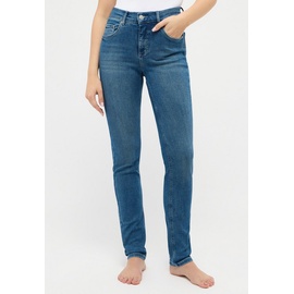 Angels Skinny Jeans mit Label-Patch, Blau, 36/30