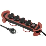 Maxtrack NV 61-5 L Steckdosenleiste mit Schalter Schwarz Schutzkontakt 1 St.