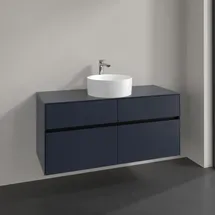 Villeroy & Boch Waschbeckenunterschrank 4 Auszüge 120 x 54,8 x 50 cm Marine Blue/Volcano Black