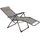 Mobili Rebecca Liegestuhl Zero Gravity 113 x 66 x 104 cm Beige/Dunkelgrau