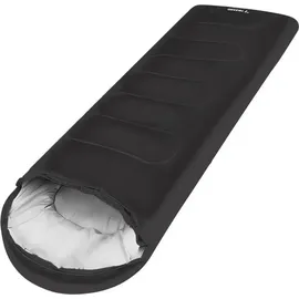 TRIZAND 21084 2-in-1-Schlafsack, 210 cm, schwarz - Schwarz/Grau