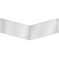 Industrial Quality Supplies Nasenschild Wandmontage für zwei Symbole groß,