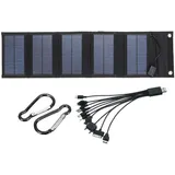 Faltbares 70-w-solarpanel-ladegerät Mit 5-v-gleichstromausgang (10 Anschlüsse) Und Usb-anschluss, Tragbare Powerstation