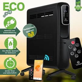 Kesser KESSER® Konvektor Elektrische Heizung ECO 2500W Heizkörper Elektroheizung Standheizung energiesparend Display WiFi App & Fernbedienung Touchscreen - Mobil Radiator 24h Timer Thermostat