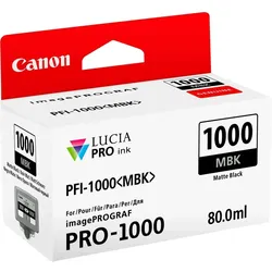 Canon Tinte PFI-1000MBK für Pro-1000, mattschwarz, Inhalt: 80 ml