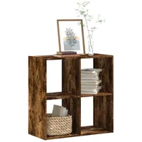 VidaXL Bücherregal Räuchereiche 68,5x32x68,5 cm Holzwerkstoff