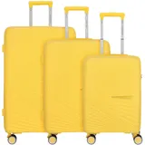 Worldpack Vegas Koffer-Set 3-tlg. polypropylen/gelb