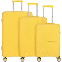 Worldpack Vegas Koffer-Set 3-tlg. polypropylen/gelb