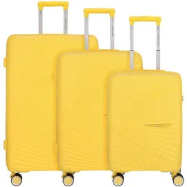 Worldpack Vegas Koffer-Set 3-tlg. polypropylen/gelb
