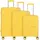 Worldpack Vegas Koffer-Set 3-tlg. polypropylen/gelb