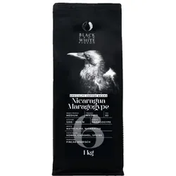 Spezialitätenkaffee Bohnen Black Crow White Pigeon Nicaragua Maragogype, 1 kg