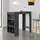 [en.casa] Bartisch Kouvola 110 x 50 x 103 cm Dunkelgrau
