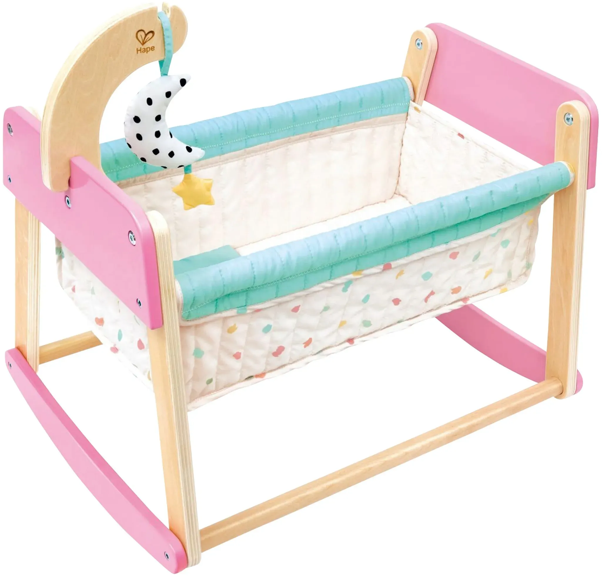 Hape Puppenwiege Sweet Dreams, mehrfarbig