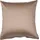 JANINE Mako-Satin-Kissenbezug LENI, Taupe - 80 x 80 cm - mit Reißverschluss,