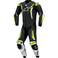 Alpinestars GP Tech V5 Lederkombi - Schwarz/Weiß/Neon-Gelb / 48