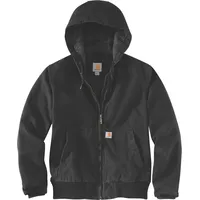 CARHARTT Washed Duck Active JACKETS Black - XL