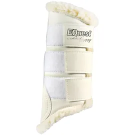 EQuest Gamaschen Softgamasche für Pferde 2er Set Champagner/Natur S