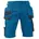 DASSY Bionic Multitaschen-Short - azurblau/anthrazitgrau