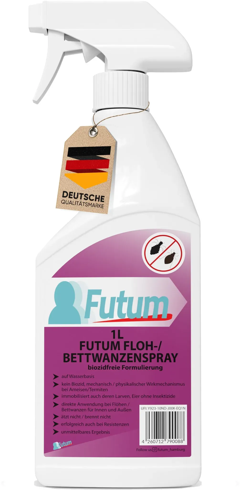 Futum Bettwanzen / Floh Spray 1 l