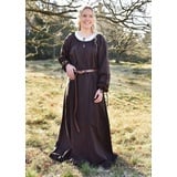 Battle Merchant Burgfräulein-Kostüm Mittelalterkleid, Unterkleid Braun, Ana, Gr. S braun S | S