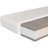Beco Maxima Plus, Taschenfederkernmatratze 140x200cm 22 cm H2, hoch - weiß