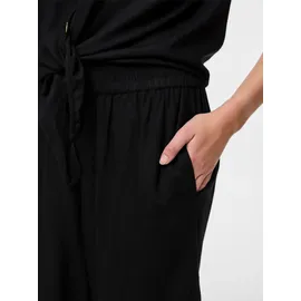 Pieces PCPIA HW Wide Culotte Schlupfhose Schwarz XL