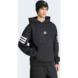 adidas Future Icons 3-Streifen Kapuzenpullover Black M