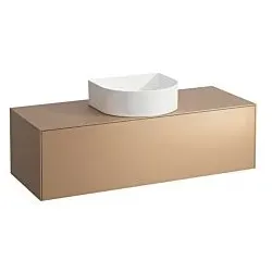 LAUFEN Sonar Schubladenelement/Sideboard H4054210340411 117,5x34x45,5cm, Ausschnitt Mitte, Kupfer