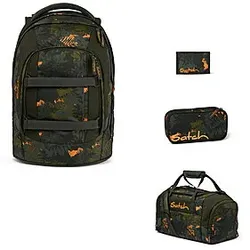 Satch Pack Jurassic Jungle 4tlg Schulrucksack-Set