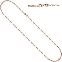 Jobo Kette ohne Anhänger JOBO, rosa (roségoldfarben), Halsketten, Damen, Silber 925 (Sterlingsilber), L: 70, Ankerkette 925 Silber roségold vergoldet 70 cm