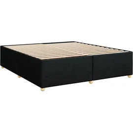 vidaXL Boxspringbett 180 x 200 cm Schwarz