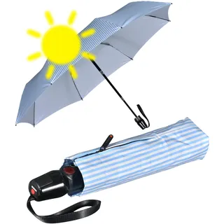 Knirps Taschenschirm T.220 Duomatic Safety Rain or Shine mit UV-Schutz