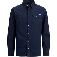 JACK & JONES Jeanshemd Heridan Shirt in Dunkelblau-L