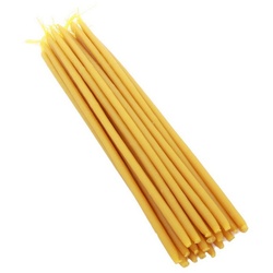 NKlaus Bienenwachskerze 1450g (ca. 200 St) Kerzen 100% Bienenwachs 24cm H gelb
