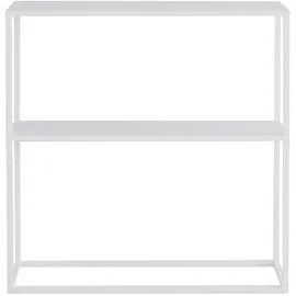 [en.casa] Strömstad Konsolentisch 80x80x26cm Weiß