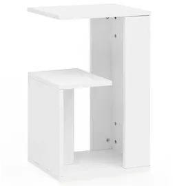 KADIMA DESIGN Beistelltisch Brenta 35 x 61 x 30 cm Weiß