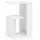 KADIMA DESIGN Beistelltisch Brenta 35 x 61 x 30 cm Weiß