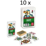ASS Altenburger Spiel Skat,Spielkarten, Skatkarten, deutsches Bild, Blatt, Kornblume, Deutsches Blatt, Ideal als Party Spiele, Geschenke, Kollektion bunt