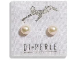Paar Ohrstecker ADELIA ́S "Damen Perlenschmuck 585 Gelbgold Süsswasser Perlen Ohrstecker", weiß, Ohrringe, Damen, Damen, Damen Perlenschmuck