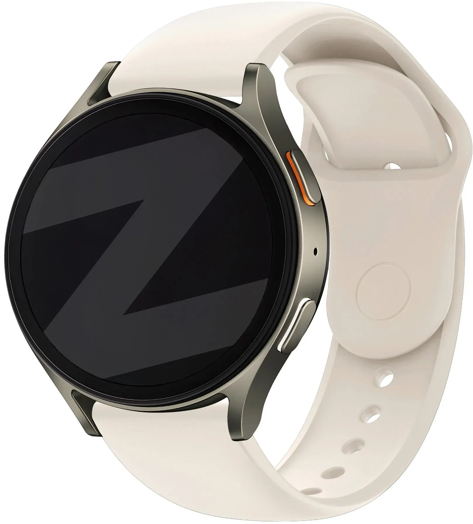 Bandz Oozoo Smartwatch 20mm Armband Silikon 'Easy Fit' für Oozoo Smartwatch 20mm - Starbust - Druckknopf Verschluss