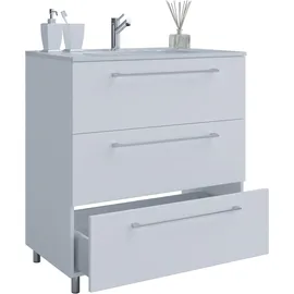 VCM 2-tlg. Waschplatz Waschtisch Badinos 3 Schublade