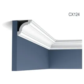 Orac Eckleiste Orac CX124 Weiß 2 St. 200 x 4,9 x 4,9 cm