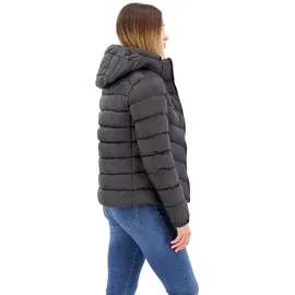 Superdry Damen. Fuji Steppjacke mit Kapuze schwarz 44 - 44