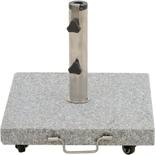 Siena Garden Schirmständer Ennio 28 kg 45 cm x 45 cm x 3,7 cm Grau